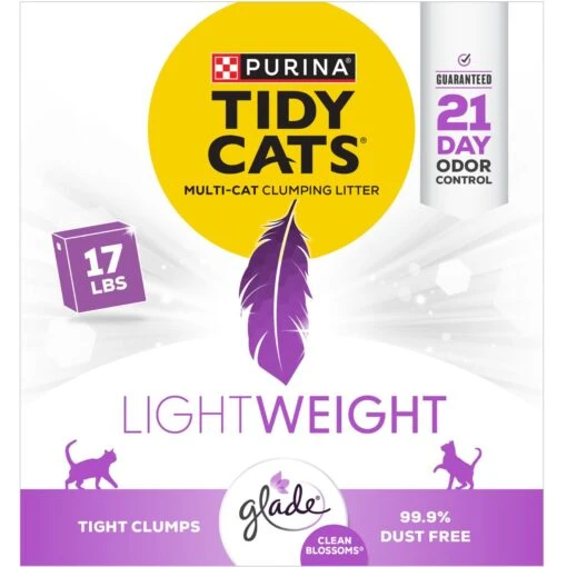 Tidy Cats Lightweight Glade Blossoms Scented Clumping Clay Cat Litter -Cat Supply Store 172467 MAIN. AC SS1800 V1695677563