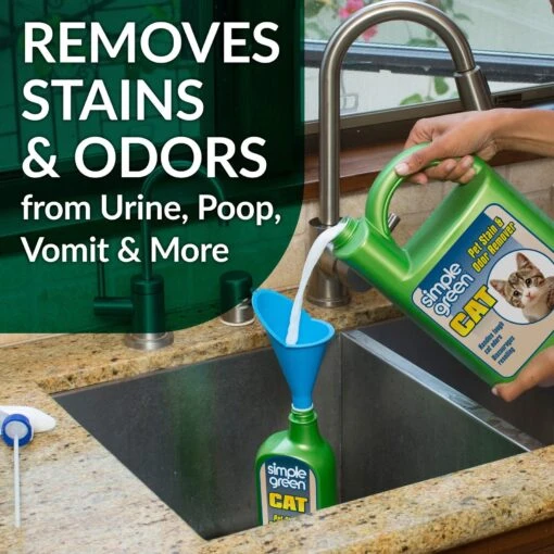 Simple Green Cat Stain & Odor Remover -Cat Supply Store 172629 PT2. AC SS1800 V1624924678