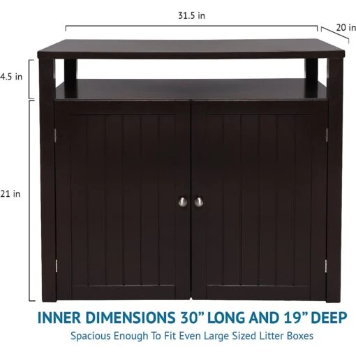 Arf Pets Enclosed Table Cat Litter Box -Cat Supply Store 173267 PT1. AC SS1800 V1618610234