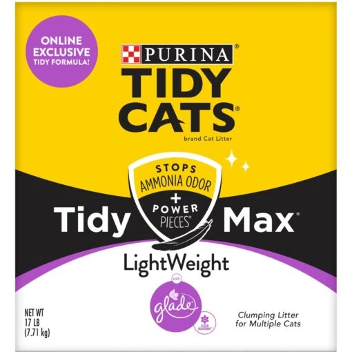 Tidy Max Lightweight Glade Clean Blossoms Scented Clumping Clay Cat Litter -Cat Supply Store 175479 MAIN. AC SS1800 V1695736150