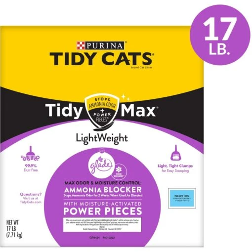 Tidy Max Lightweight Glade Clean Blossoms Scented Clumping Clay Cat Litter -Cat Supply Store 175479 PT1. AC SS1800 V1695677472