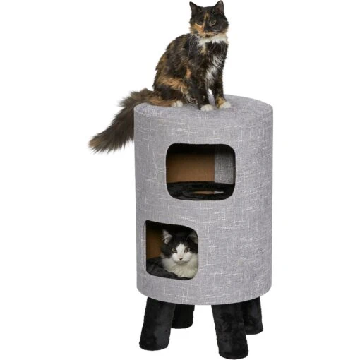 MidWest 2-Story Modern Feline Nuvo Stella Cat Condo -Cat Supply Store 176501 MAIN. AC SS1800 V1559591576