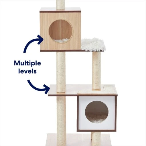 Frisco 62-in Modern Cat Tree & Condo -Cat Supply Store 177901 PT3. AC SS1800 V1667228724