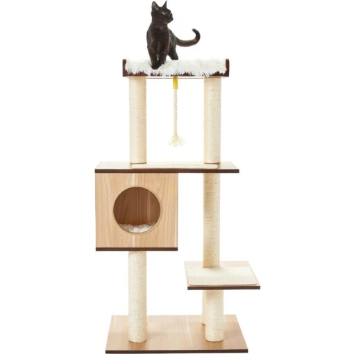 Frisco 47.5-in Modern Cat Tree & Condo -Cat Supply Store 177904 PT4. AC SS1800 V1584453102