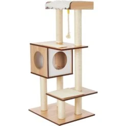 Frisco 47.5-in Modern Cat Tree & Condo -Cat Supply Store 177904 PT5. AC SS1800 V1584453379