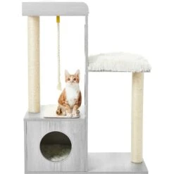 Frisco Modern Cat Tree & Condo -Cat Supply Store 177914 PT4. AC SS1800 V1584453082