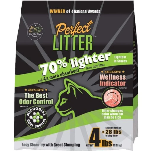 Pet Healthy Brands Perfect Cat Unscented Clumping Natural Cat Litter -Cat Supply Store 179209 MAIN. AC SS1800 V1565788663