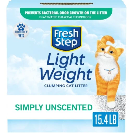 Fresh Step Lightweight Simply Unscented Clumping Clay Cat Litter -Cat Supply Store 179542 MAIN. AC SS1800 V1695138428