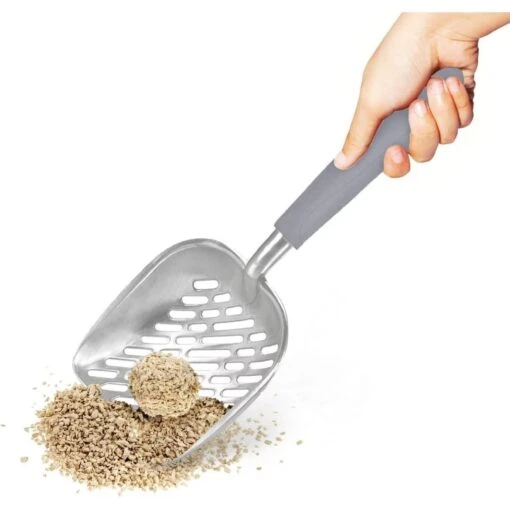 SunGrow Non-Stick Metal Scoop Kitty Box Cat Litter Scooper -Cat Supply Store 179562 PT1. AC SS1800 V1683906955