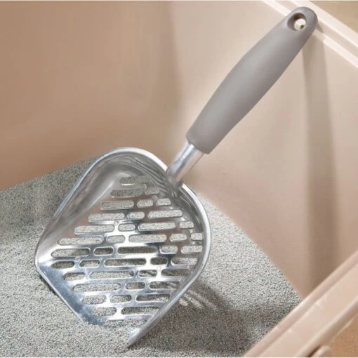 SunGrow Non-Stick Metal Scoop Kitty Box Cat Litter Scooper -Cat Supply Store 179562 PT4. AC SS1800 V1702908064