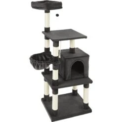 Frisco 59-in Faux Fur Cat Tree & Condo -Cat Supply Store 180387 PT7. AC SS1800 V1584453462