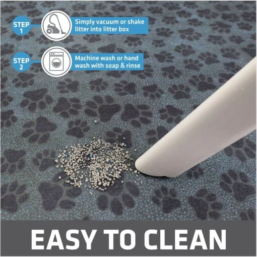 Drymate Protective & Decorative Cat Litter Mat, Paw Dots, Large, 20-in X 28-in -Cat Supply Store 181538 PT4. AC SS1800 V1689627180