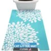 Drymate Protecitve & Decorative Cat Litter Mat, Rejuvenation Blue, Large, 20-in X 28-in -Cat Supply Store 181544 MAIN. AC SS1800 V1692971830