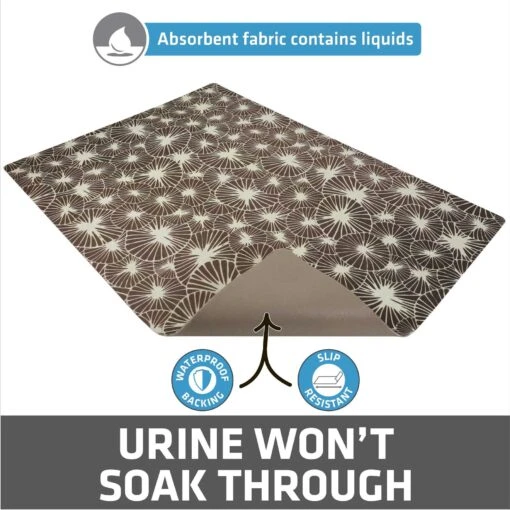 Drymate Protective & Decorative Cat Litter Mat, Kahopo Grey, Large, 20-in X 28-in -Cat Supply Store 181548 PT3. AC SS1800 V1690998116