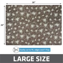 Drymate Protective & Decorative Cat Litter Mat, Kahopo Grey, Large, 20-in X 28-in -Cat Supply Store 181548 PT5. AC SS1800 V1691003593