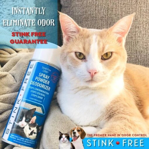 Stink Free Litter & Litter Box Spray Powder -Cat Supply Store 183774 PT2. AC SS1800 V1628304380