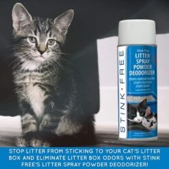 Stink Free Litter & Litter Box Spray Powder -Cat Supply Store 183774 PT4. AC SS1800 V1628308339