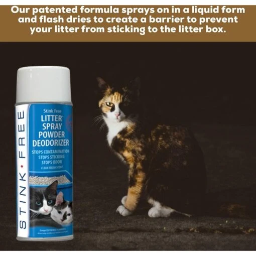 Stink Free Litter & Litter Box Spray Powder -Cat Supply Store 183774 PT5. AC SS1800 V1628307092