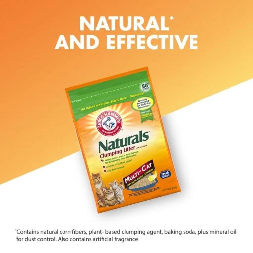 Arm & Hammer Litter Naturals Scented Clumping Corn Cat Litter -Cat Supply Store 184404 PT8. AC SS1800 V1663797896