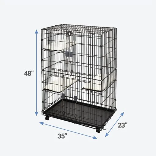 Frisco Collapsible Wire Cat Cage Playpen -Cat Supply Store 185867 PT1. AC SS1800 V1575919374