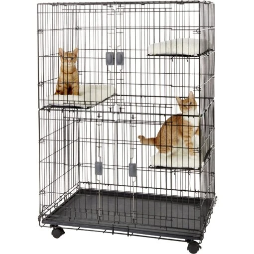 Frisco Collapsible Wire Cat Cage Playpen -Cat Supply Store 185867 PT2. AC SS1800 V1575993177