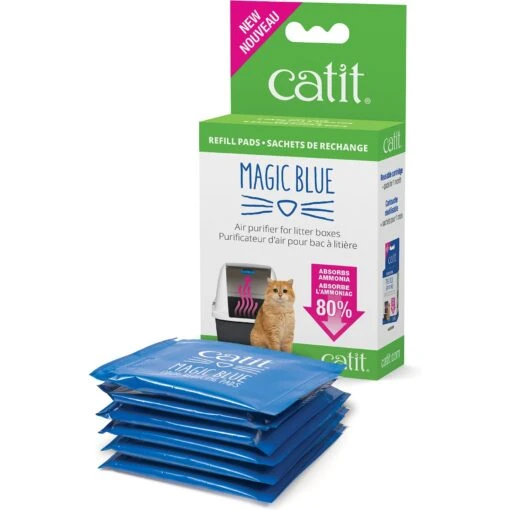 Catit Magic Blue Odor Reducing Refill Cat Litter Pad, 6 Count -Cat Supply Store 191593 MAIN. AC SS1800 V1628094086