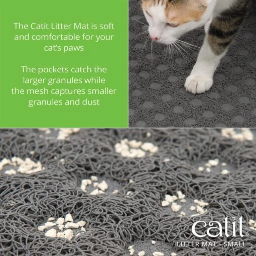 Catit Cat Litter Mat, Grey -Cat Supply Store 191595 PT1. AC SS1800 V1628096250