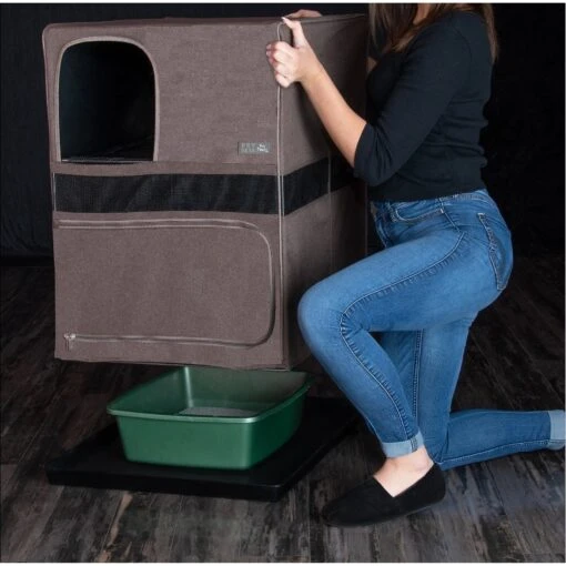 Pet Gear Prp Pawty Space Saver Cat Litter Box Enclosure -Cat Supply Store 200702 PT4. AC SS1800 V1573165076