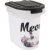 Paw Prints Meow Kitty Pet Food Storage Container, 15-lb -Cat Supply Store 206507 main. AC SS1800 V1571924009