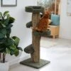 Frisco 49-in Tree-Shaped Real Carpet Wooden Cat Tree -Cat Supply Store 208944 MAIN. AC SS1800 V1647632802