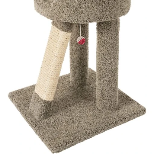 Frisco 24-in Real Carpet Cat Scratching Perch With Toy -Cat Supply Store 208960 PT4. AC SS1800 V1589221657