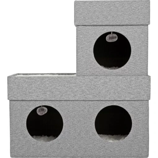 Frisco Double Cube Stackable And Collapsible Cat Condo -Cat Supply Store 214369 PT6. AC SS1800 V1589908944