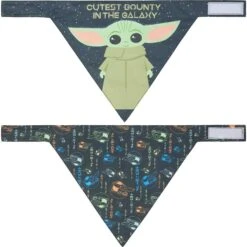 STAR WARS THE MANDALORIAN GROGU "Cutest Bounty" Reversible Dog & Cat Bandana -Cat Supply Store 220290 PT6. AC SS1800 V1646442983