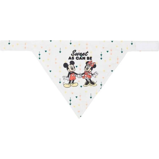 Disney Mickey Mouse & Minnie Mouse "Sweet As Can Be" Reversible Dog & Cat Bandana -Cat Supply Store 220293 PT2. AC SS1800 V1637681865