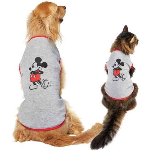 Disney Mickey Mouse & Minnie Mouse "Sweet As Can Be" Reversible Dog & Cat Bandana -Cat Supply Store 220293 PT6. AC SS1800 V1633125118