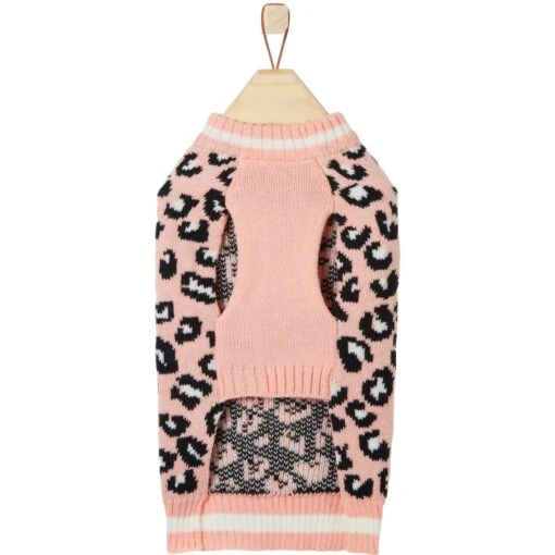 Frisco Leopard Print Dog & Cat Sweater -Cat Supply Store 223755 PT4. AC SS1800 V1599508593