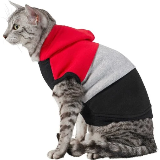 Frisco Colorblock Dog & Cat Sleeveless Hoodie -Cat Supply Store 224263 PT3. AC SS1800 V1637677889