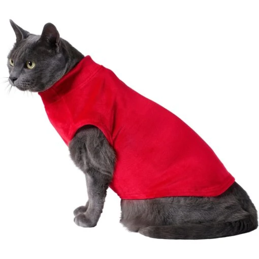 Frisco Lightweight Stretchy Dog & Cat Fleece Vest -Cat Supply Store 224323 PT2. AC SS1800 V1599829274