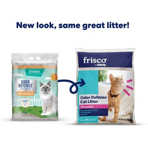 Frisco Odor Defense Honeysuckle Scented Clumping Clay Cat Litter -Cat Supply Store 230712 PT1. AC SS1800 V1657656283