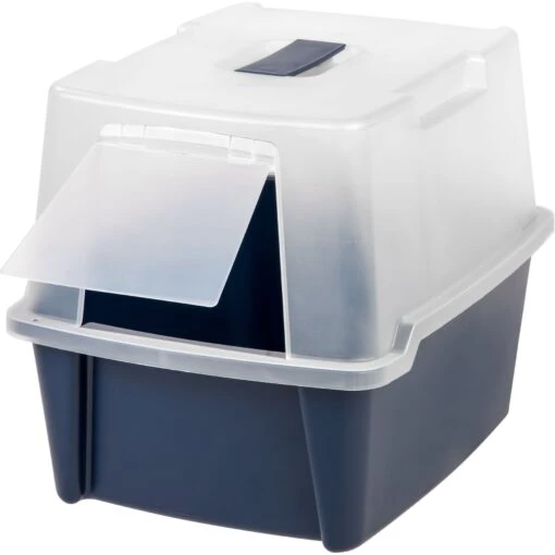 IRIS USA Enclosed With Front Door Flap & Scoop Cat Litter Box -Cat Supply Store 231660 MAIN. AC SS1800 V1680803919