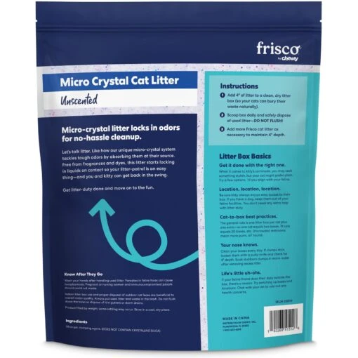 Frisco Micro Crystal Unscented Clumping Crystal Cat Litter -Cat Supply Store 232119 PT2. AC SS1800 V1657656284