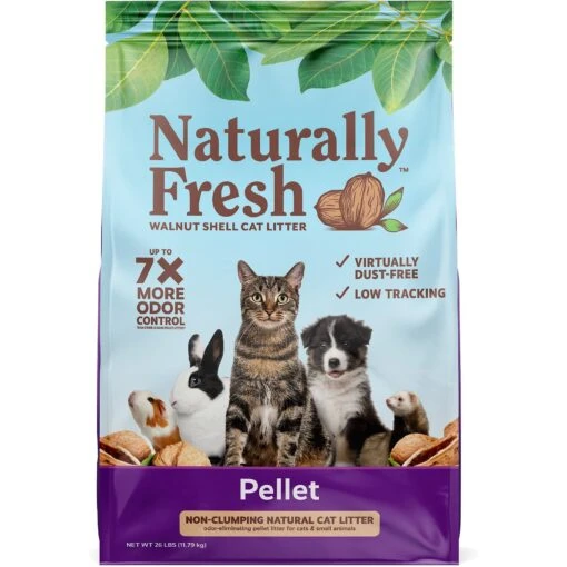 Naturally Fresh Pellet Unscented Non-Clumping Walnut Cat Litter -Cat Supply Store 233646 MAIN. AC SS1800 V1626388945