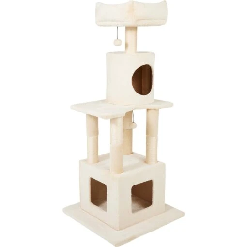 Frisco 54 In Faux Fur Cat Tree & Condo -Cat Supply Store 236551 PT2. AC SS1800 V1637694205