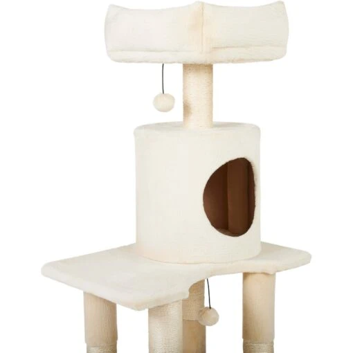 Frisco 54 In Faux Fur Cat Tree & Condo -Cat Supply Store 236551 PT3. AC SS1800 V1637693877