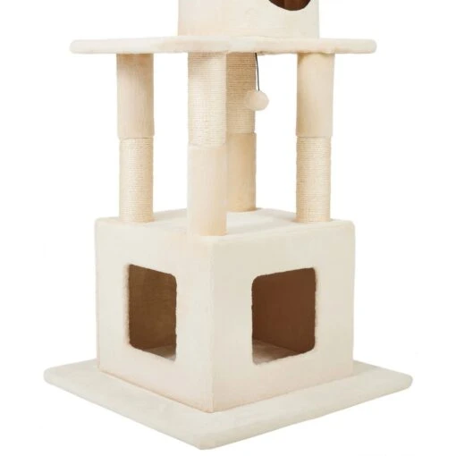 Frisco 54 In Faux Fur Cat Tree & Condo -Cat Supply Store 236551 PT4. AC SS1800 V1637693844