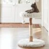 Frisco Natural Wood Modern Cat Tree With Toy, Ivory, Small -Cat Supply Store 236559 MAIN. AC SS1800 V1616521933