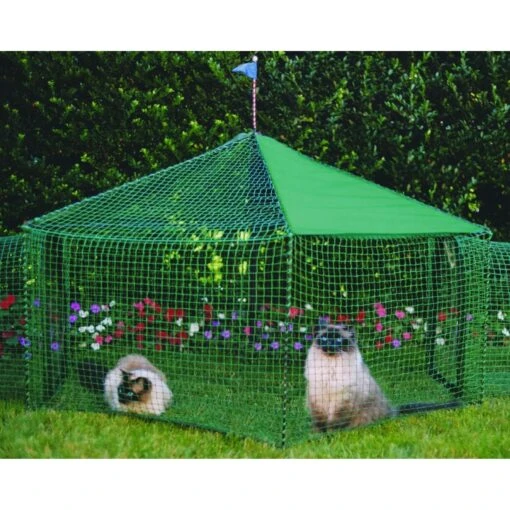 Kittywalk Gazebo Yard & Garden Outdoor Cat Playpen -Cat Supply Store 236658 PT2. AC SS1800 V1599016032