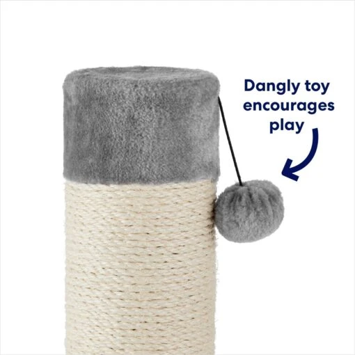 Frisco 35-in Heavy Duty Sisal Cat Scratching Post With Toy -Cat Supply Store 238150 PT3. AC SS1800 V1667227022