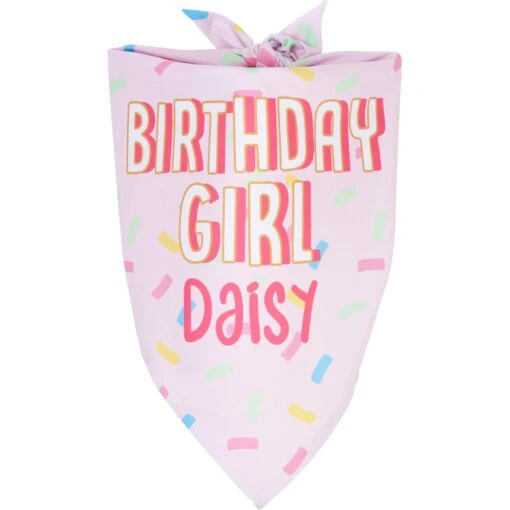 Frisco Birthday Girl Personalized Dog & Cat Bandana -Cat Supply Store 238333 MAIN. AC SS1800 V1597896674