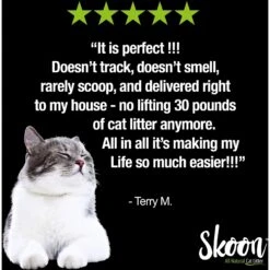 Skoon Unscented Non-Clumping Cat Litter & Disposable Litter Box -Cat Supply Store 239879 PT3. AC SS1800 V1612368141